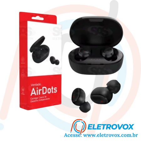 Fone de Ouvido Sem Fio Bluetooth AirDots Altomex A-981 - ELETROVOX